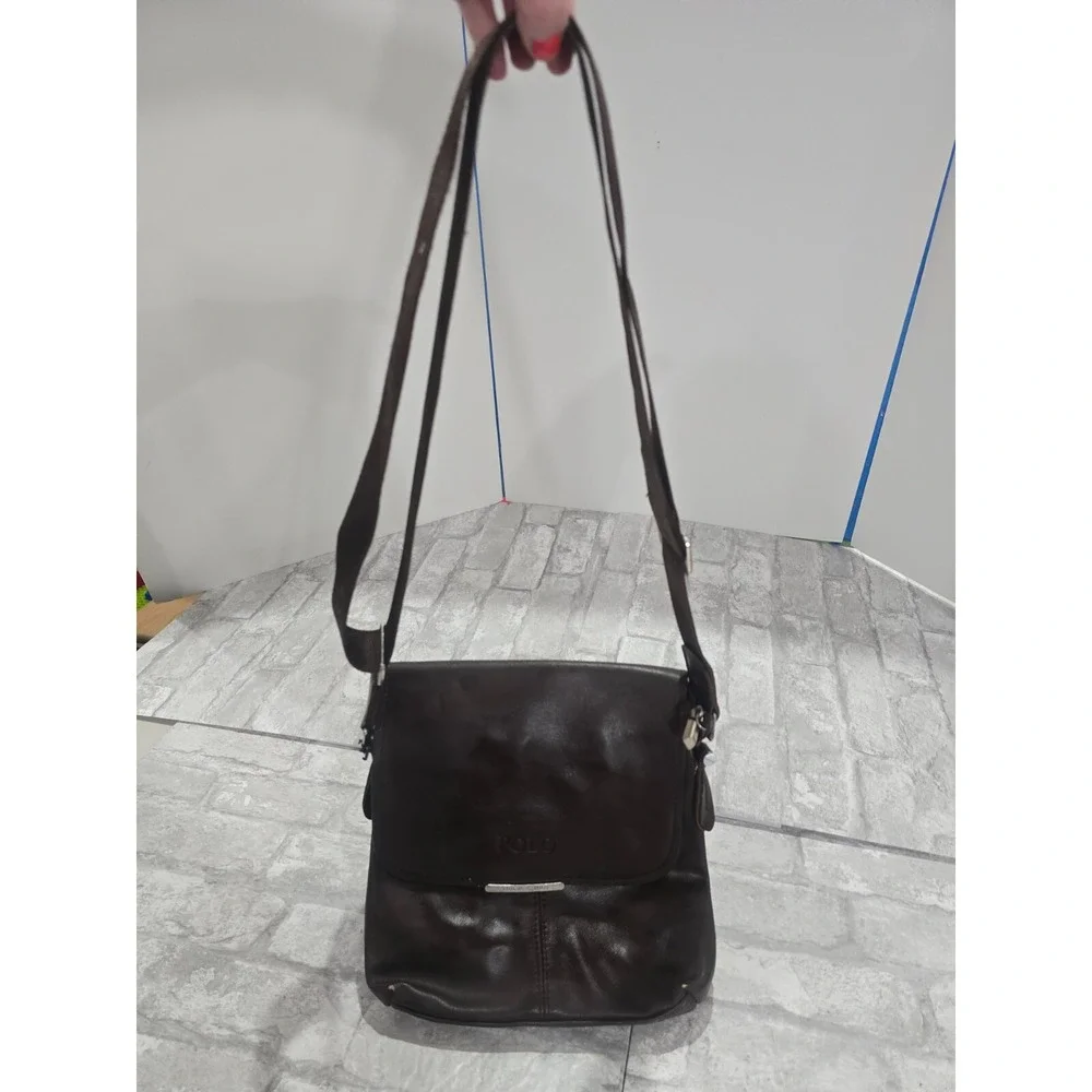 Leisure Crossbody Bag Polo‎ Videng Messenger Shoulder Bag Brown